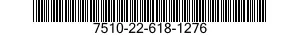 7510-22-618-1276 TAPE,EMBOSSING 7510226181276 226181276