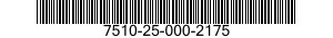 7510-25-000-2175  7510250002175 250002175