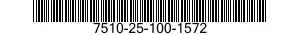 7510-25-100-1572 BRACE,FENDER 7510251001572 251001572