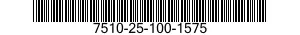 7510-25-100-1575 CAB ASSEMBLY 7510251001575 251001575
