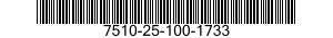 7510-25-100-1733  7510251001733 251001733