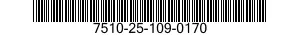 7510-25-109-0170 BEARING AND SHAFT ASSEMBLY 7510251090170 251090170