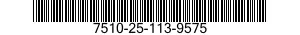 7510-25-113-9575 FORM,PRINTED 7510251139575 251139575