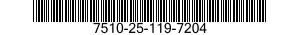 7510-25-119-7204  7510251197204 251197204