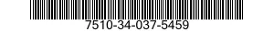 7510-34-037-5459 FILE SET,OFFICE RECORD 7510340375459 340375459