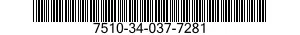 7510-34-037-7281 BAG CANVAS 7510340377281 340377281