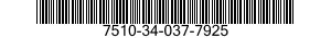 7510-34-037-7925 STICK ON NOTE 3 X 5 7510340377925 340377925
