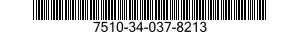 7510-34-037-8213 FILE SET,OFFICE RECORD 7510340378213 340378213