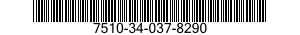 7510-34-037-8290 FILE SET,OFFICE RECORD 7510340378290 340378290