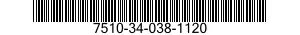 7510-34-038-1120 RIBBON,INKING 7510340381120 340381120