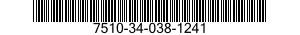 7510-34-038-1241 INKING PAD,RUBBER STAMP 7510340381241 340381241