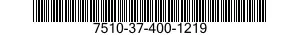 7510-37-400-1219  7510374001219 374001219