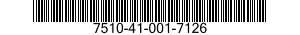 7510-41-001-7126 INK,CARTRIDGE 7510410017126 410017126
