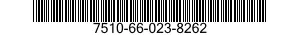 7510-66-023-8262 TAPE,PRESSURE SENSITIVE ADHESIVE 7510660238262 660238262