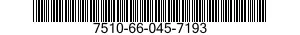 7510-66-045-7193 BINDER,LOOSE-LEAF 7510660457193 660457193