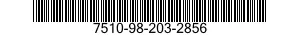 7510-98-203-2856 TAPE,PRESSURE SENSITIVE ADHESIVE 7510982032856 982032856