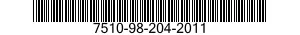 7510-98-204-2011  7510982042011 982042011