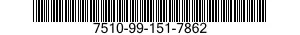 7510-99-151-7862 INK,CARTRIDGE 7510991517862 991517862