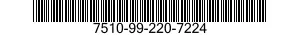 7510-99-220-7224  7510992207224 992207224