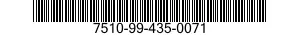 7510-99-435-0071  7510994350071 994350071