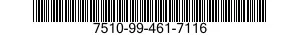 7510-99-461-7116 TAPE,IDENTIFICATION 7510994617116 994617116