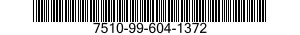 7510-99-604-1372  7510996041372 996041372