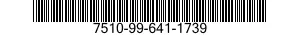 7510-99-641-1739 TAPE,IDENTIFICATION 7510996411739 996411739