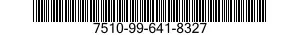 7510-99-641-8327 INK,CARTRIDGE 7510996418327 996418327