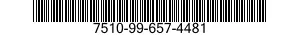 7510-99-657-4481  7510996574481 996574481