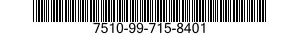 7510-99-715-8401 TAPE,IDENTIFICATION 7510997158401 997158401