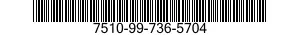 7510-99-736-5704  7510997365704 997365704