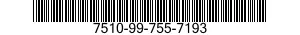7510-99-755-7193  7510997557193 997557193