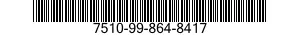 7510-99-864-8417 INK,CARTRIDGE 7510998648417 998648417