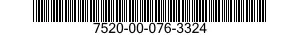7520-00-076-3324 STENCIL SET,MARKING 7520000763324 000763324
