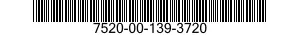 7520-00-139-3720  7520001393720 001393720