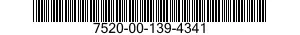 7520-00-139-4341 STAND,CALENDAR PAD 7520001394341 001394341