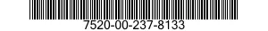 7520-00-237-8133  7520002378133 002378133