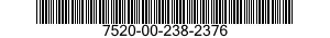 7520-00-238-2376  7520002382376 002382376