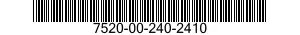 7520-00-240-2410  7520002402410 002402410