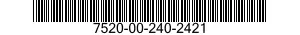 7520-00-240-2421  7520002402421 002402421