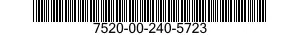 7520-00-240-5723  7520002405723 002405723