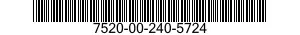 7520-00-240-5724  7520002405724 002405724