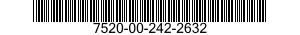 7520-00-242-2632  7520002422632 002422632