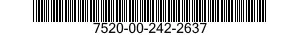 7520-00-242-2637  7520002422637 002422637