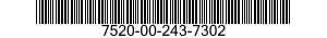 7520-00-243-7302  7520002437302 002437302