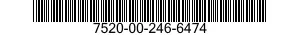 7520-00-246-6474  7520002466474 002466474