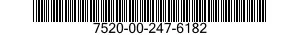 7520-00-247-6182  7520002476182 002476182