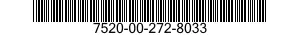 7520-00-272-8033  7520002728033 002728033