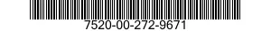 7520-00-272-9671  7520002729671 002729671