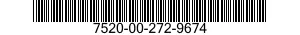 7520-00-272-9674  7520002729674 002729674